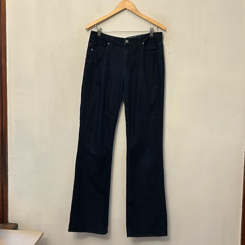 Paige Rising Glen high waist boot cut denim jeans Size 32 EUC